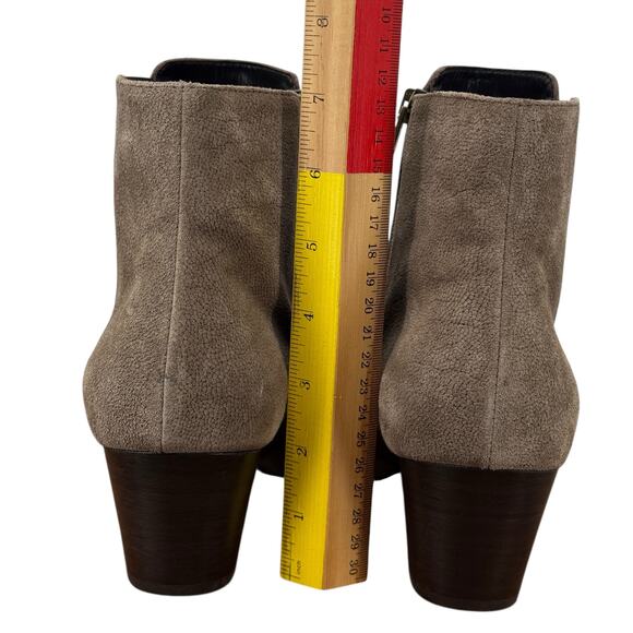 Aquatalia Faylynn Suede Weatherproof Boot Women's SZ 12 Brown Zip Point NEW $695 - Picture 5 of 10